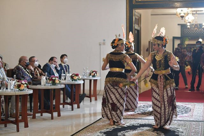 Delegasi G20 Kelompok Kerja Pendidikan Nikmati Jamuan Tradisi Keraton Yogyakarta 