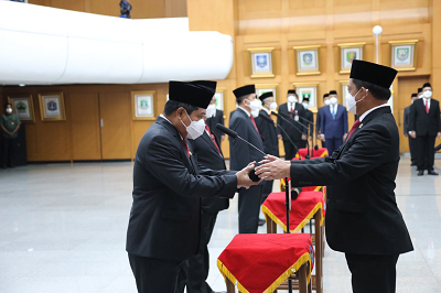 Mendagri Lantik Suhajar Diantoro Jadi Sekjen Definitif Kemendagri 
