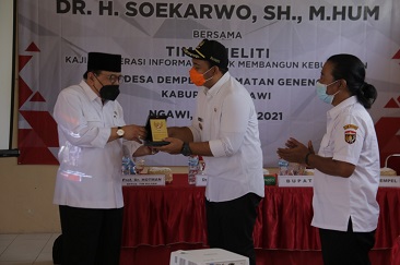 Kunker Ke Ngawi, Wantinpres Apresiasi Terobosan Sistem Digital Desa Dempel – Ngawi