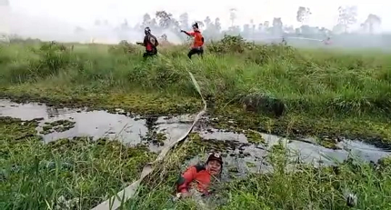 Titik Api di Barito Kuala Telah Padam, Karhutla Masih Mengintai