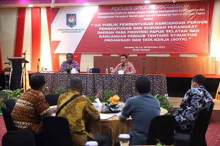 Kemendagri Gelar FGD Fasilitasi Pembentukan Kelembagaan Provinsi Papua Selatan 