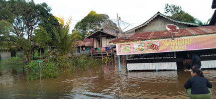Banjir Rendam Lima Kecamatan di Kapuas Hulu
