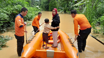 Waspada Wilayah Terdampak Banjir Kabupaten Merangin Masih Berpeluang Hujan Lebat