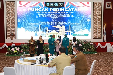 Ketua Umum TP PKK: Puncak HKG ke-50 Jadi Momentum PKK Perkuat Kebijakan Pemerintah dan Pelayanan Masyarakat 