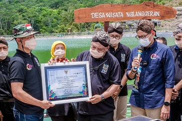 Menparekraf Tetapkan Nglanggeran Sebagai Desa Wisata Mandiri Inspiratif 