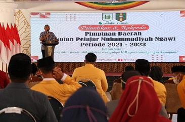Hadiri Pelatikan dan Rakerda IPM, Bupati Ngawi Ingin Pemuda Bijak Adopsi Teknologi