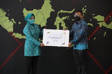 Dukung Pelaksanaan Pasar Murah, TP-PKK Pusat Terima Bantuan Sembako