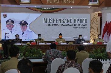 Musrenbang RPJMD 2021-2026, Bupati Ingingkan Partisipasi semua Pihak Untuk Wujudkan Perencanaan Daerah Yang Partisipasif