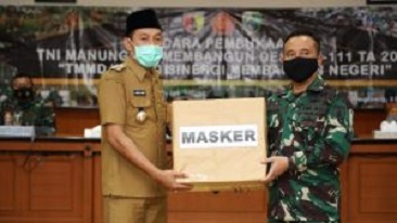 Wakil Bupati Buka Pelaksanaan TMMD Ke 111 Di Kabupaten Sampang