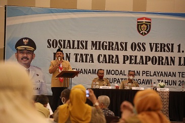 Sosialisasi Perizinan OSS RBA, Bupati Ngawi Ingin Investasi Semakin Maju dan Baik