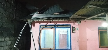 Angin Kencang Merusak 44 Rumah Warga Desa Jetis, Mojokerto