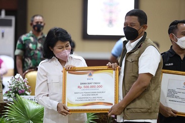 Percepat Penanganan Banjir Kalteng, BNPB Salurkan Bantuan Logistik dan DSP Senilai Rp 1,5 Miliar