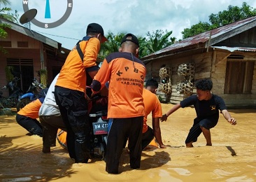 Sejumlah Rumah Warga di Dua Kabupaten Provinsi Riau Tergenang Banjir, Kini Berangsur Surut