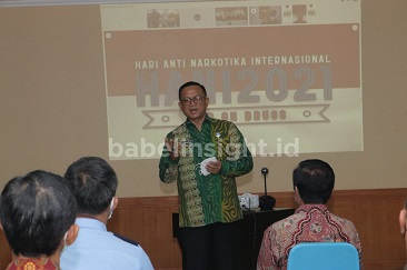 Pemprov Dukung Sinergi Antar Lembaga Untuk Pemberantasan Narkoba di Babel