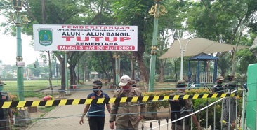 Alun-Alun Bangil Dan Hutan Kota Kalirejo, Ditutup Sementara. PKL Boleh Berjualan Asal Melayani Take Away
