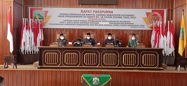 Pemkab Kotabaru Sampaikan Laporan Akhir Pelaksanaan APBD 2020