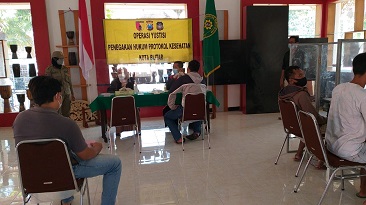 Operasi Yustisi: Satgas Covid-19 Tertibkan Sidang Pelanggar Prokes Ditempat