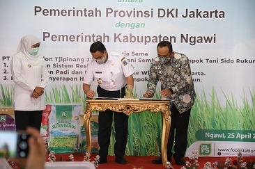 Pemrov DKI Jakarta Serap Gabah Petani Ngawi