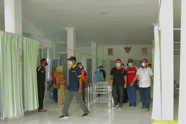 Sekda Ngawi, Tinjau Kesiapan RS Lapangan ATP