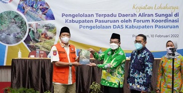 Bupati Irsyad Yusuf Kukuhkan Forum DAS Kabupaten Pasuruan Periode 2021-2026
