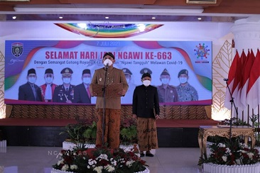 Upacara Peringatan Hari Jadi Ngawi Ke 663