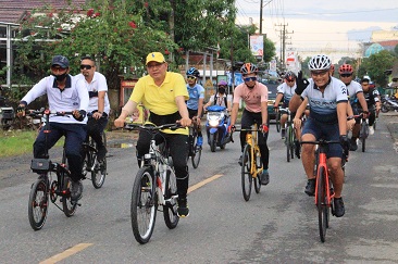 Bupati Sayed Jafar ikut Funbike Healthy 2022