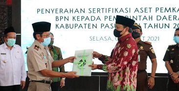 2 Tahun, 3190 Aset Pemkab Pasuruan Akan Bersertifikat