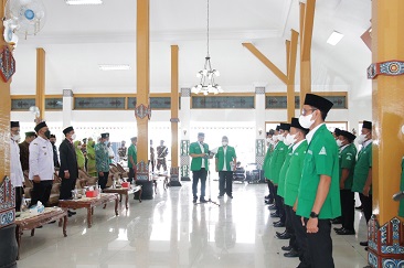 Pelantikan PC GP Ansor, Bupati Ngawi : Pengurus Yang Baru Harus Bisa Jadi Inspirasi Pemuda Kabupaten Ngawi