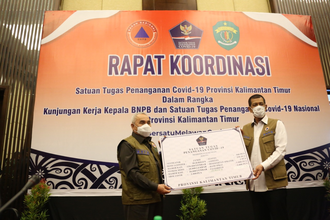 Doni Monardo Dorong Pemprov Kaltim Tingkatkan Porsi Pencegahan COVID-19