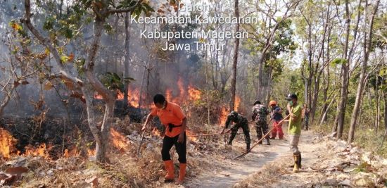 KARHUTLA MELAHAP PARIGI MOUTONG, PINRANG, DAN MAGETAN