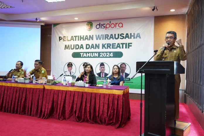 DISPORA KUTIM GELAR PELATIHAN WIRAUSAHA MUDA DAN KREATIF 2024