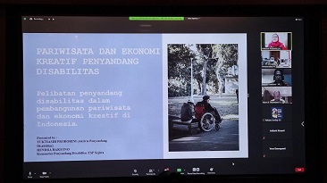Menparekraf Ingin ada Kebijakan Khusus bagi Penyandang Disabilitas di Sektor Parekraf 