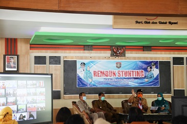 Rembug Stunting, Bupati Ngawi Minta Gerakan Bersama Tuntaskan Stunting
