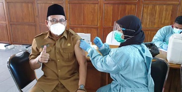 750 ASN Pemkab Pasuruan, Divaksinasi