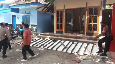 Gempabumi M 5,3 Kabupaten Malang Sebabkan Kerusakan Bangunan di Kabupaten Blitar