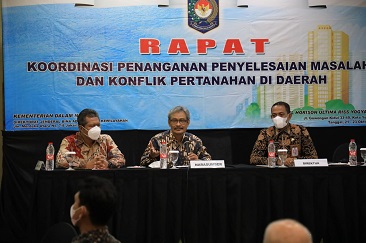 Kemendagri Gelar Rakor Bahas Penyelesaian Masalah dan Konflik Pertanahan di Daerah