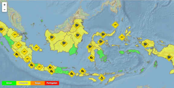 BNPB MINTA DAERAH SIAGA HADAPI BENCANA HIDROMETEOROLOGI