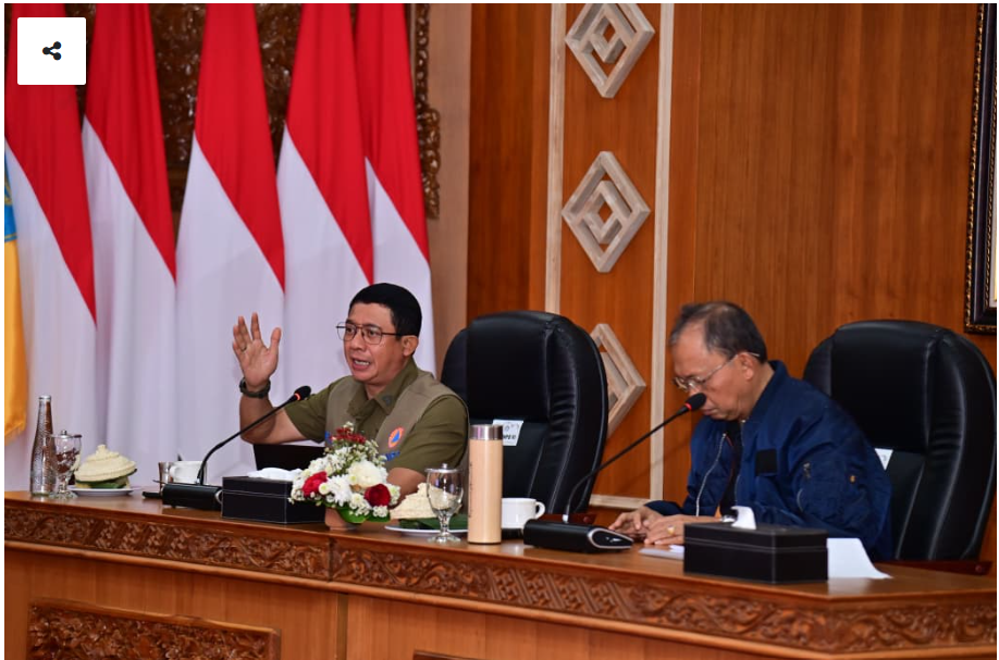 Kepala BNPB Pastikan Penanganan Banjir di Bali Berjalan Baik