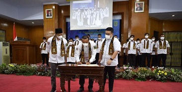 Bupati Irsyad Yusuf Bakal Fasilitasi Produk HIPMI Kabupaten Pasuruan Melalui Pameran