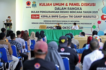 Tingkatkan Peran Universitas dalam Investasi Pengurangan Risiko Bencana, Kepala BNPB Tekankan Bahwa Indonesia Bukan Supermarket Bencana Tetapi Laboratorium Bencana