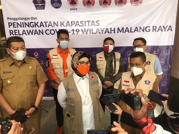 BNPB Mendukung Peningkatan Kapasitas 1.000 Relawan Covid-19 Wilayah Malang