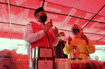 PDDI Ngawi, Adakan Donor Darah dan Bazar UMKM