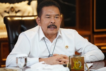 JAKSA AGUNG REPUBLIK INDONESIA MELAKSANAKAN KUNJUNGAN KERJA VIRTUAL KEENAM PADA TAHUN 2021