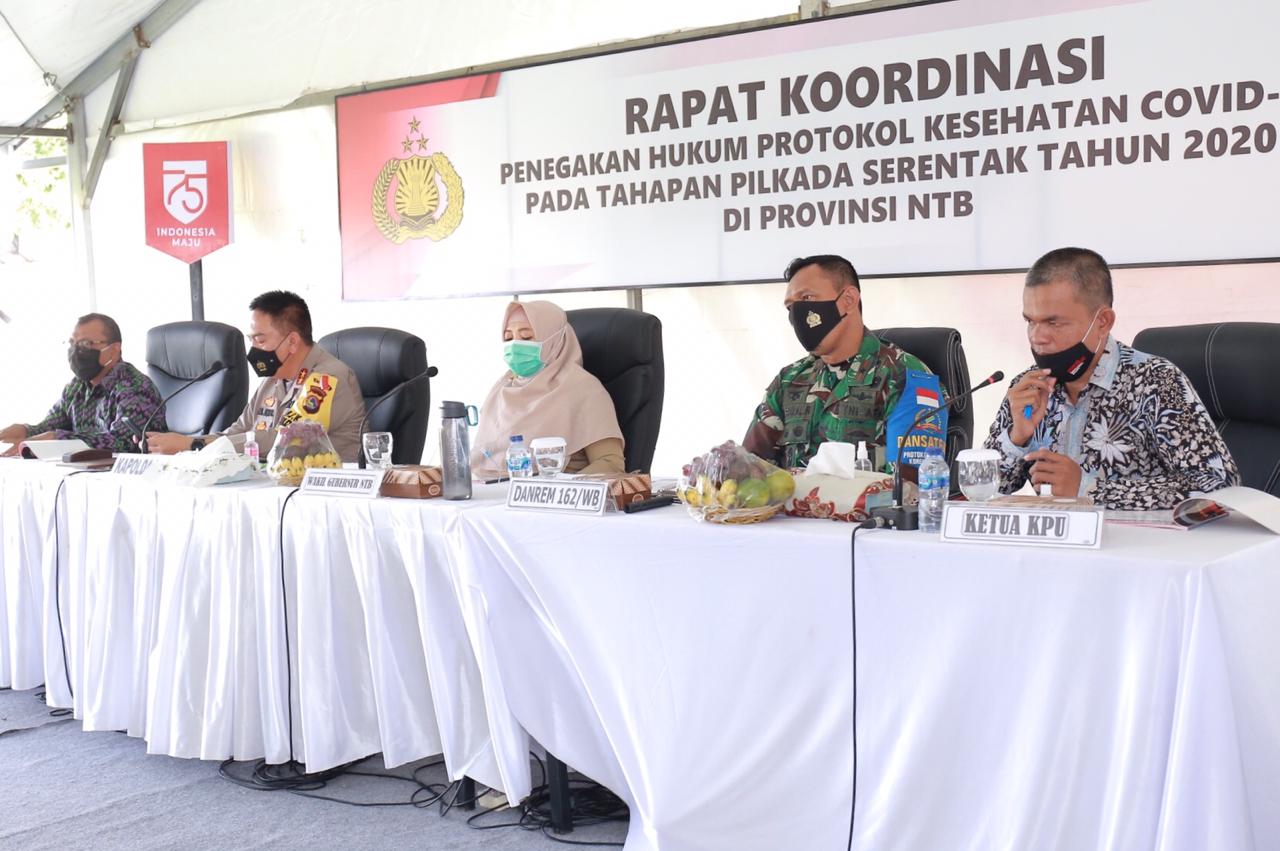 NTB PELOPOR RAKOR GAKKUM PROKES PILKADA