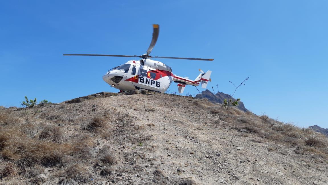 BNPB OPTIMALKAN HELIKOPTER TANGANI COVID -19