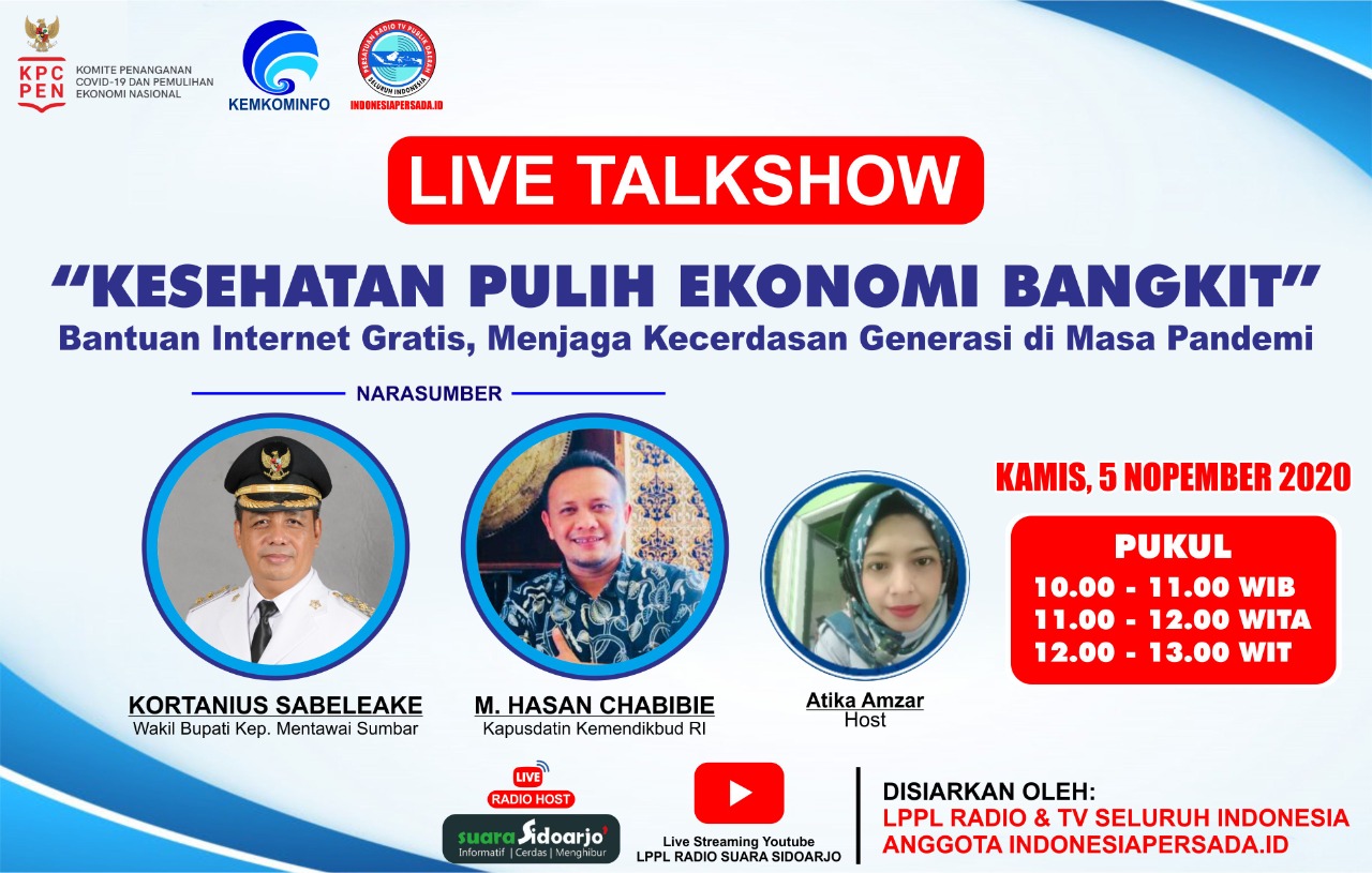 Memperlancar Kegiatan Pembelajaran Jarak Jauh. Pemerintah Telah Kucurkan Kuota Internet Gratis Kepada 35, 5 Juta Penyelenggara Pendidikan Sejak September 2020