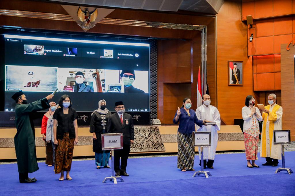 Sembilan Pejabat Fungsional di Lingkungan Kemenparekraf Dilantik