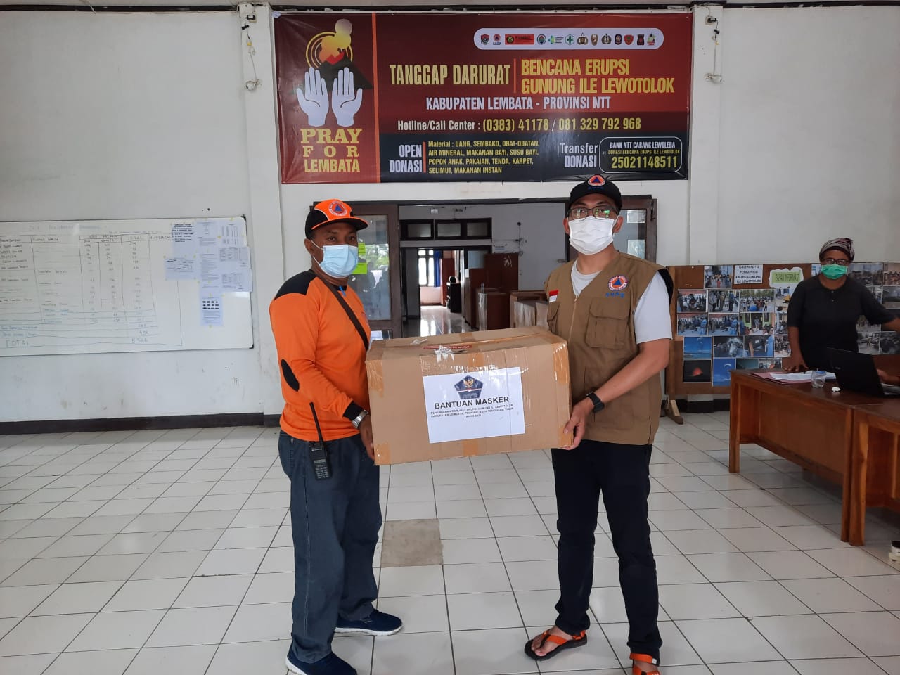 [Update] - BNPB Kirim Bantuan Penanganan Darurat Erupsi Gunung Ili Lewotolok