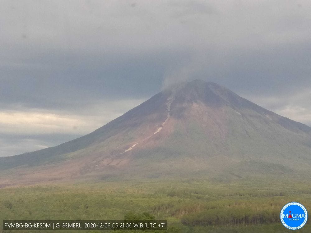  [Update] â€“ Aktivitas Vulkanik Gunung Semeru Hari ini