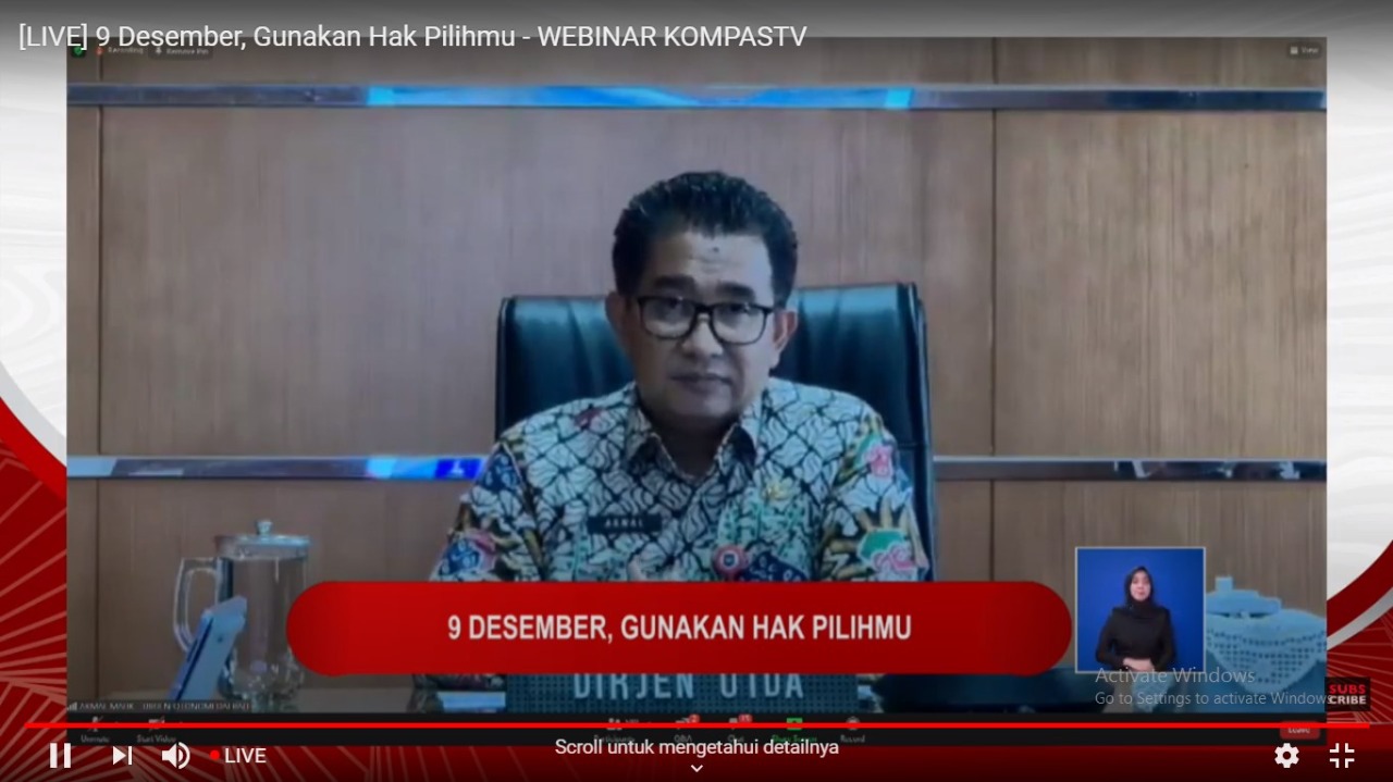 Pilkada Jalan Tentukan Pemimpin yang Memiliki Legitimasi